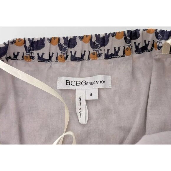 BCBGeneration Strapless Sundress Sz‎ Sm Elephant Print, Pockets Boho, Preppy - Picture 8 of 15
